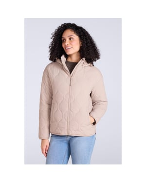 Mountain Warehouse Dames/Dames Flora Gewatteerde Jas (Beige)