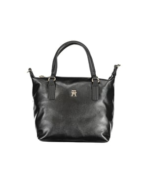 Julia Kleine Tote Zwarte Nylon Handtas