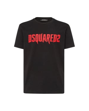Dsquared2 Horror Logo Zwart T-shirt