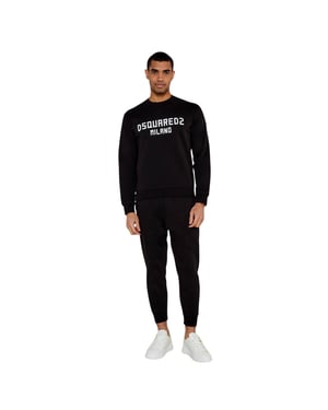 Dsquared2 Milano Logo Zwart Trainingspak
