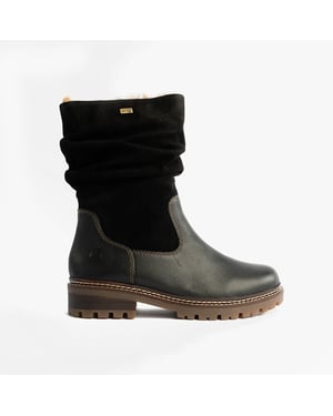 Remonte D0b80-00 Womes Side Zip Ankle Boots Black