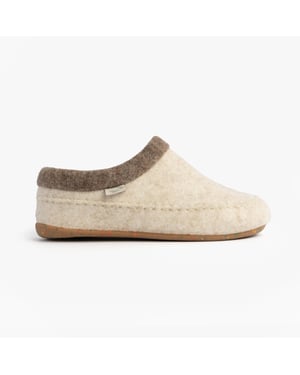 Toni Pons Albons Womens Wedge Mule Slippers Beige