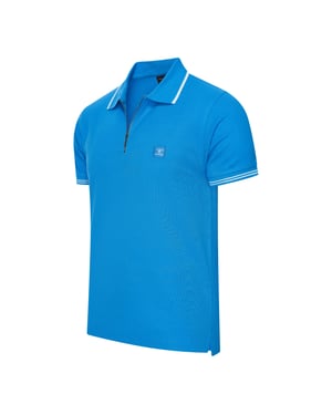 Cappuccino Italia Polo SS Polo Zip Polo Torino Blauw