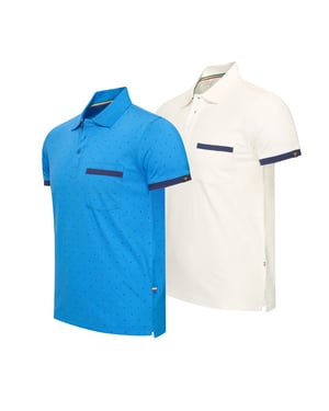 Cappuccino Italia Polo SS Todi 2-Pack Polo Multi