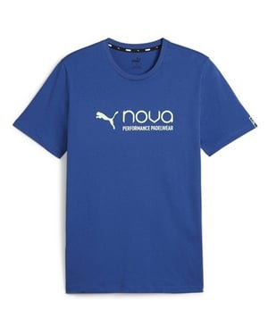 Puma Individual Mens Blue Padel T-Shirt