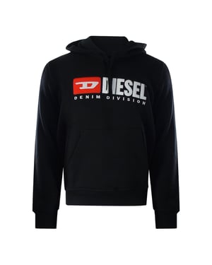 Diesel Division-logotyp Svart Huvtröja