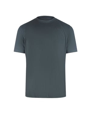 Diesel T-shirt Met Klein Logo (grijs)