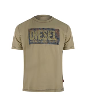 Diesel Block Logos Pelican T-shirts