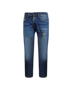 Diesel 2019 D-strukt-r Blauwe Denim Broek
