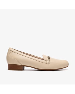 Juliet Mia Cream Leather Shoes