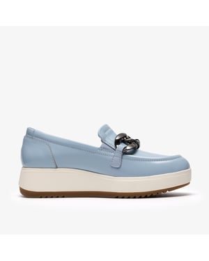 Zylah May Light Blue Lea Shoes
