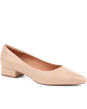 Jones Bootmaker Sunstone Leather Court Shoes