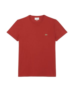 Lacoste Heren Pima Katoen T-Shirt (Rood)