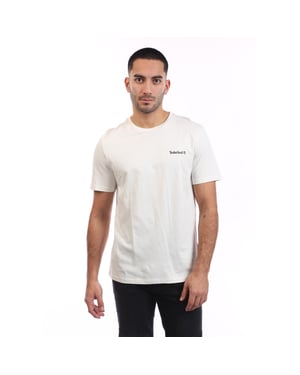 Timberland Heren Lineair Logo T-Shirt (Beige)