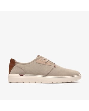Flexwell Tie Grey Suede Shoes