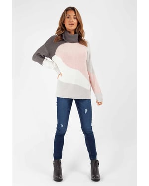 Colour block Jumper