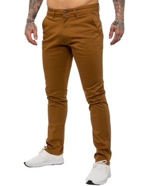 Enzo | Mens Slim Fit Stretch Chinos