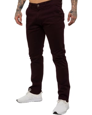 Enzo | Mens Slim Fit Stretch Chinos