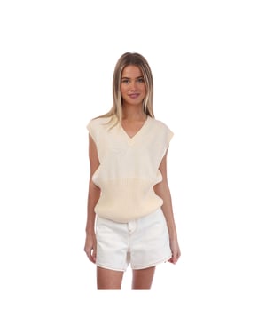 Off White Damsimma Man Vest Top (Beige)