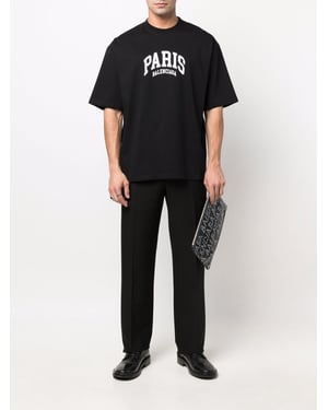Paris Logo T-shirt in Black