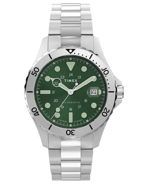 Timex Navi Heren Horloge Zilverkleurig TW2Y15200