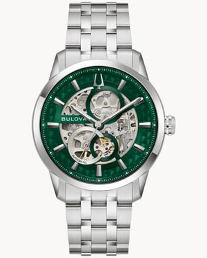 Bulova Sutton Men's Silver Watch 96A329