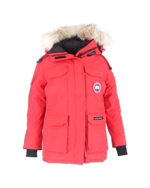 Canada Goose Expedition Parka Fusion Fit i Röd Polyester