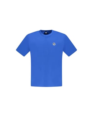 T-shirt med rundad hals och kort ärm