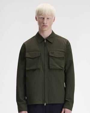 408 Overshirt in Dark Green