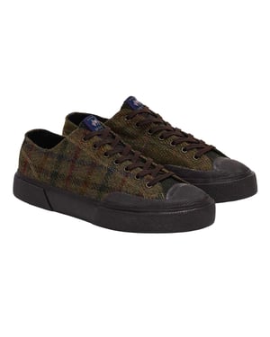 Superga Unisex Adult 2432 Works Patchwork Wool Trainers (Green/Dark Brown)