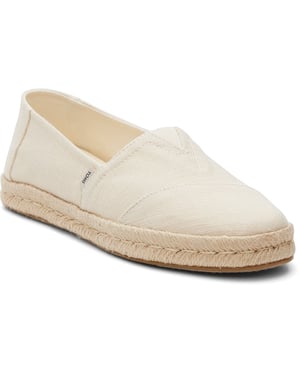 TOMS Alpargata Rope 2.0 Bomull Dam Sandaler i Naturlig Färg