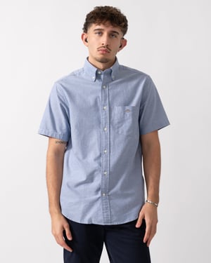 Regular Fit Oxford Shirt in Light Blue