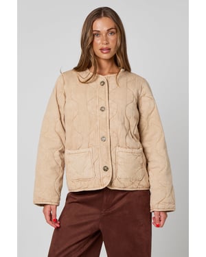 Washed Quited Coat