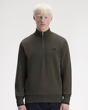 Sweatshirt in Dark Green