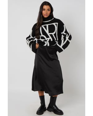 Abstract Slogan Jumper