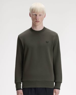 Sweatshirt in Dark Green