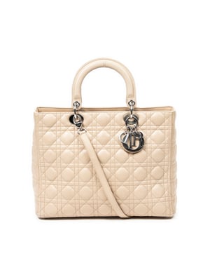 Large Lady Dior Zip  Schoudertas