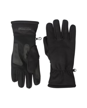 'Extreme' Women's Ski Gloves with Textured Palm Waterproof Black