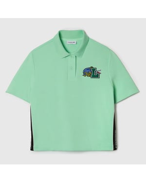 Women's Lacoste Regular-Fit Polo Shirt in Green