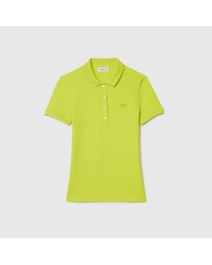 Women's Lacoste L.12.D Slim-Fit Polo Shirt in Yellow