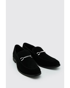 Faux Suede Snaffle Loafer