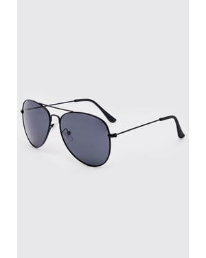 Metal Aviator Sunglasses