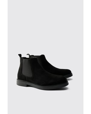 Real Suede Leather Chelsea Boot