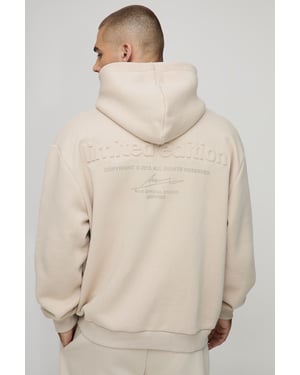 Oversized Man Limited Edition Embossed Hoodie