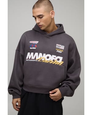 Oversized Boxy Moto Hoodie