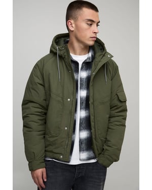 Regular Fit Mid Weight Parka Jacket