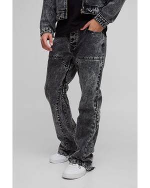 Relaxed Flared Carpenter Gusset Jeans