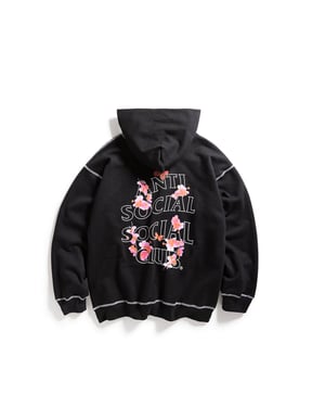 ASSC Contrast Stitch Hoodie in Black