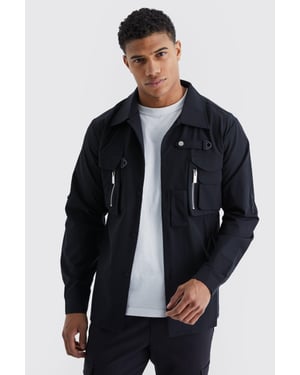 Regular Fit Technical 3d Pocket Utility Shirt