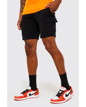 Slim Mid Cargo Jersey Short